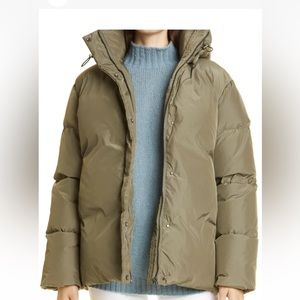 Jenni Kayne Puffer Coat with detachable hood ! Sage SZ XXL